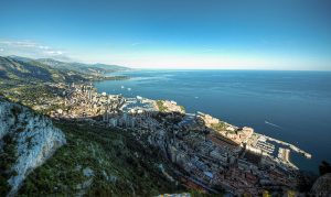 Monaco View of Monaco and Cap d'Ail from La Tete de Chien.