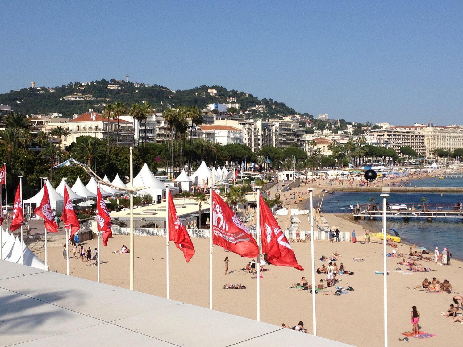 Cannes beach