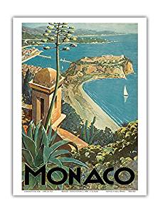 Monaco souvenir poster