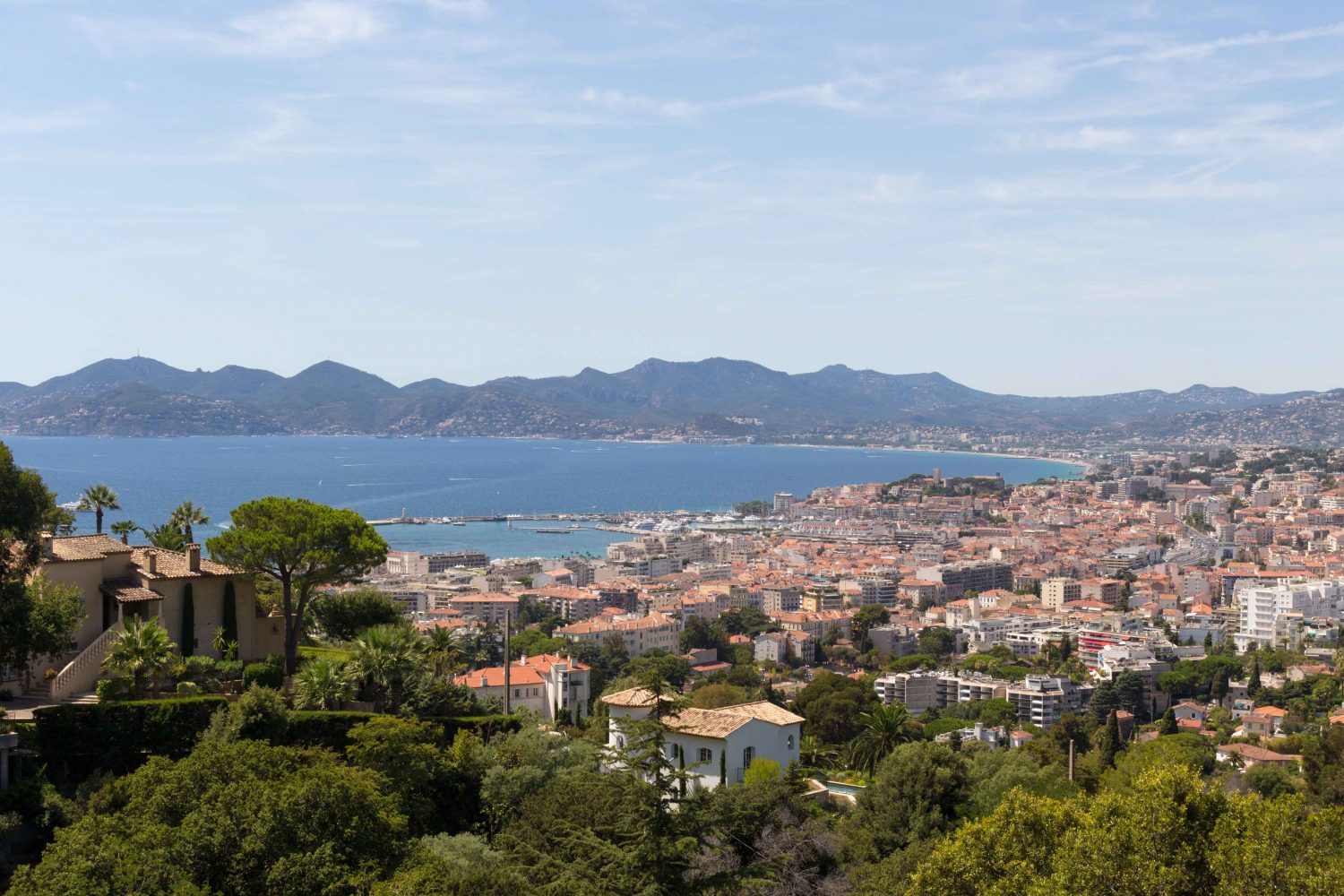 View over Cannes, France