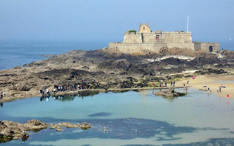 Bästa stränderna nära St-Malo, Frankrike